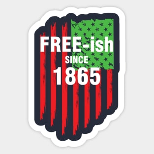 Freeish American Flag Sticker